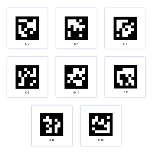 CRESCENDO AprilTag Sticker Packs - am-5187_red_np - Alliance=Red, Mounting Plate Option=Not Included - migrated