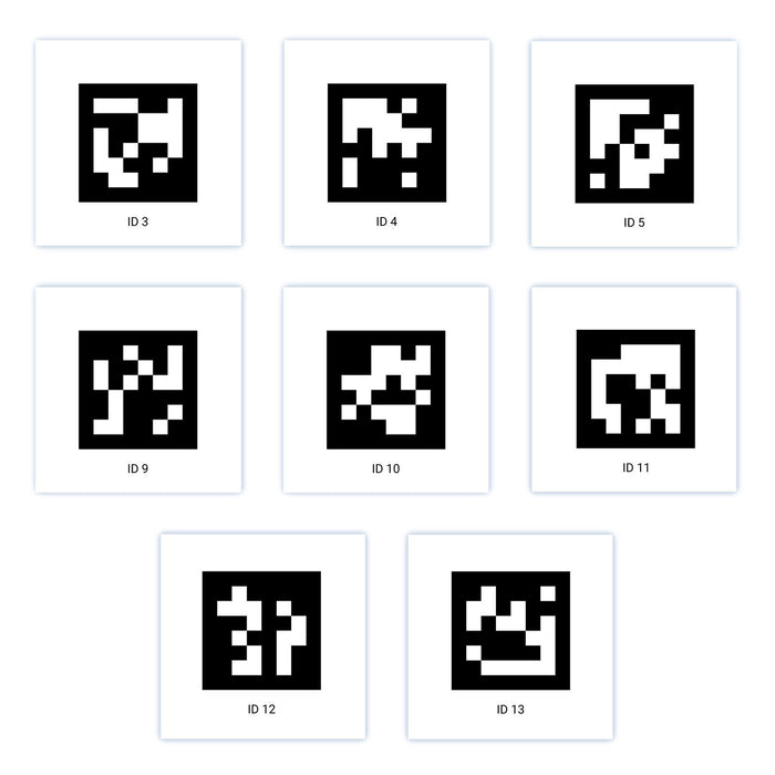 CRESCENDO AprilTag Sticker Packs - am-5187_red_np - Alliance=Red, Mounting Plate Option=Not Included - migrated