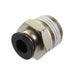 Pneumatic Fitting Straight 1/4 in. Tube to Thread - am-5206 - Thread Size=3/8 in. NPT male - migrated