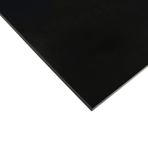 0.375 in. Thick 24 in. x 24 in. Smooth Black HDPE Sheet - am-5291 - migrated