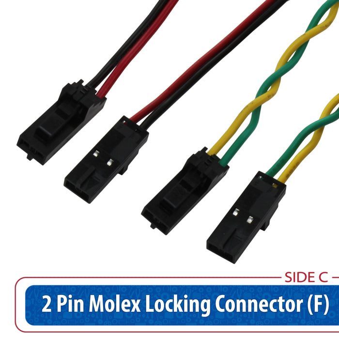 Locking JST-XHP-4 to Locking Molex Cable