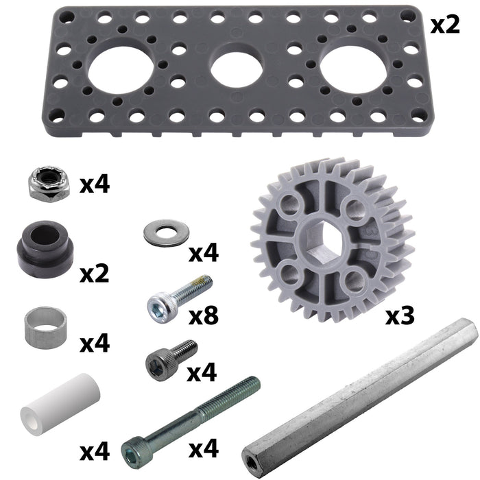Robits Multi Motor Pass Through Gearbox