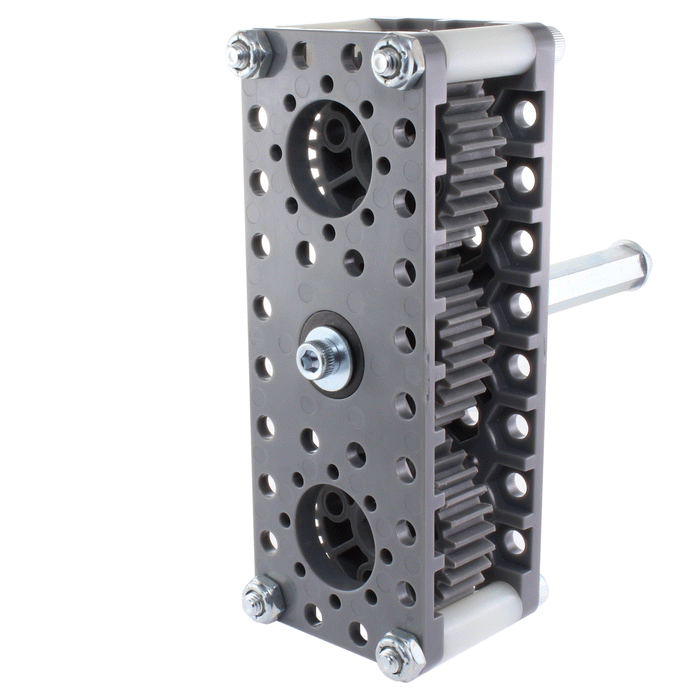 Robits Multi Motor Pass Through Gearbox