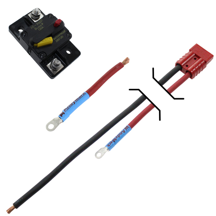 Different Lengths of Offset Battery Cables