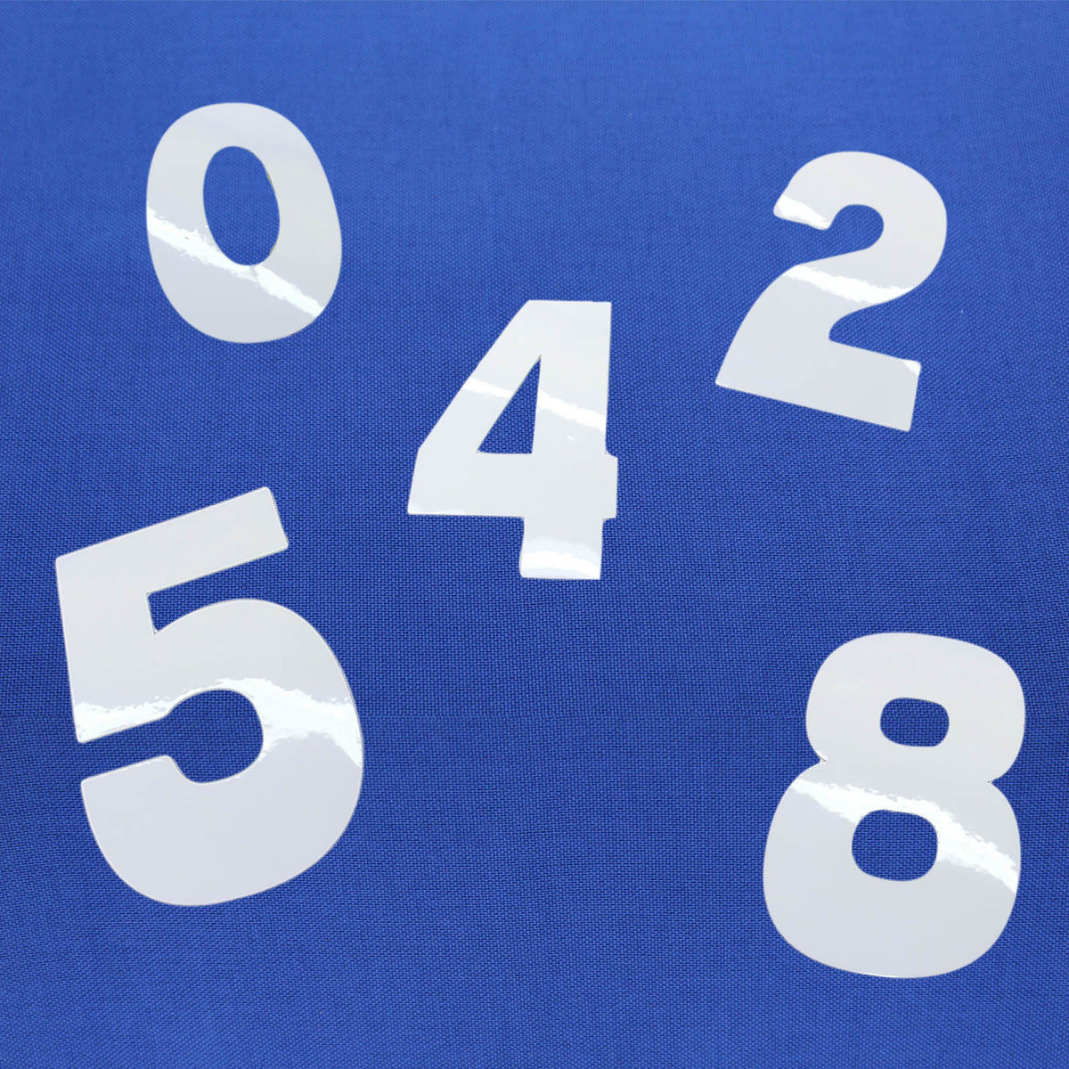 Vinyl Adhesive Numbers White 4 in. tall Qty. 4 — AndyMark