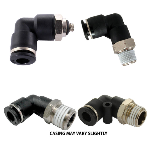Pneumatic Fitting Elbow 1/4 in. Tube to Thread - am-pneuelbow_1 - Image-1 - migrated