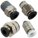 Pneumatic Fitting Straight 1/4 in. Tube to Thread - am-pneustraight_1 - Image-1 - migrated
