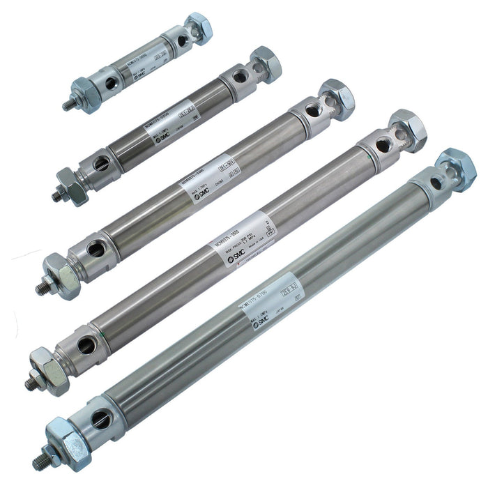 Double Acting 3/4 in. Bore Air Cylinders Different Lengths - am-smc-3-4-bore_1 - Image-1 - migrated