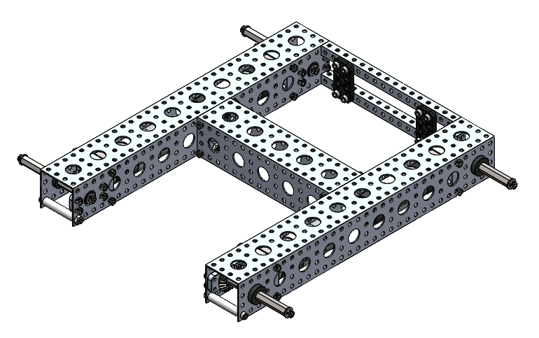 Robits Mecanum Channel Chassis